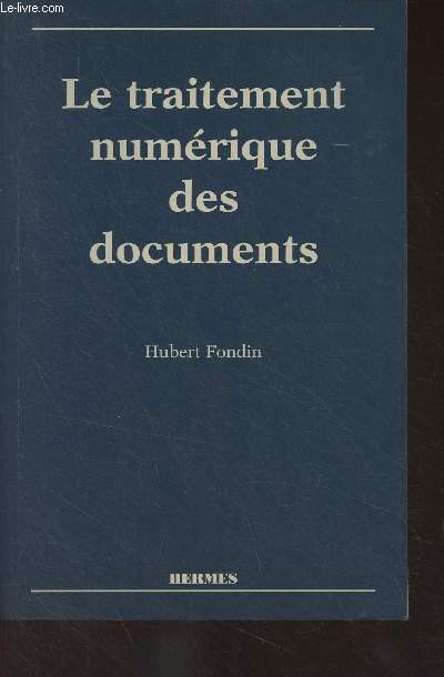 Le traitement numrique des documents