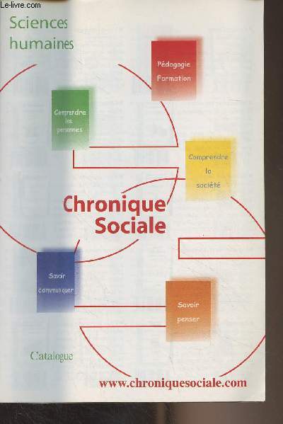 Chronique Sociale - Catalogue, sciences humaines