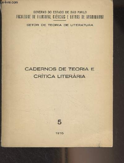 Cadernos de teoria e critica literaria - 5 - Funao e forma do tradicional en Mario de Sa-Carneiro - 