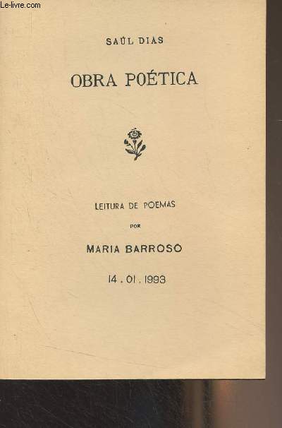 Obra potica - Leitura de poemas por Maria Barroso