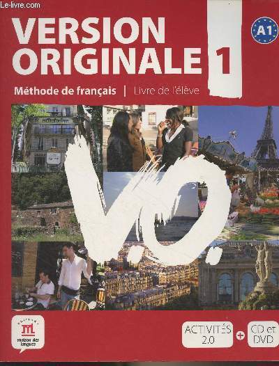Version originale, Mthode de franais - 1 - Livre de l'lve - A1