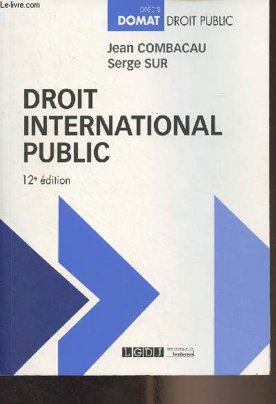 Droit international public - 12e dition - 