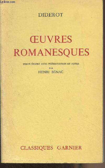 Oeuvres romanesques - 