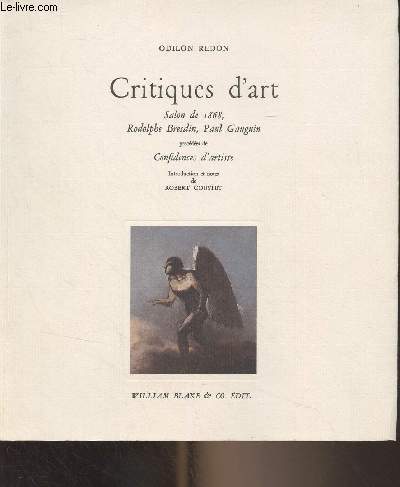 Critiques d'art - Salon de 1868, Rodolphe Bresdin, Paul Gauguin prcdes de Confidences d'artiste