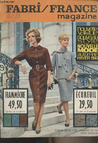 Fabri/France magazine - Catalogue Automne hiver 1961 - Nouvelle vague, nouveau style, nouvelle mode