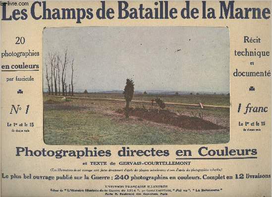 Les champs de bataille de la Marne - Rcit technique et document - Fasc. N1
