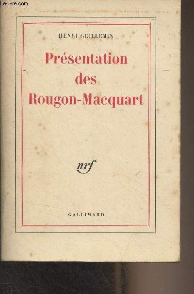Prsentation des Rougon-Macquart