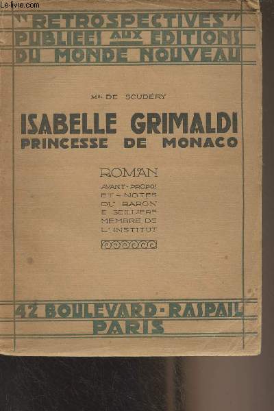 Isabelle Grimaldi, princesse de Monaco - 