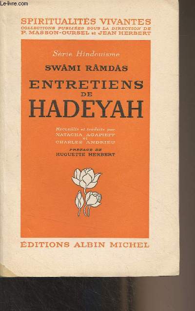 Entretiens de Hadeyah - Srie hindouisme - 