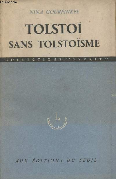 Tolsto sans tolstosme - Collections 