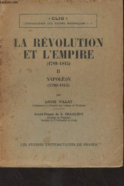 La rvolution et l'Empire (1789-1815) - II. Napolon (1799-1815) - 