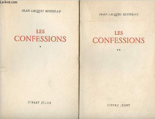 Les confessions - En 2 tomes