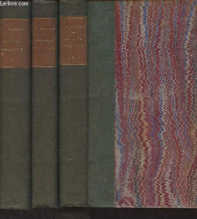 Oeuvres compltes de J.J. Rousseau avec des claircissements et des notes historiques par P.R. Auguis - Nouvelle Hloise, En 3 tomes (Tomes VIII, IX et X)