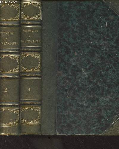 Souvenirs et correspondance tirs des papiers de Madame Rcamier - En 2 tomes (2e dition)
