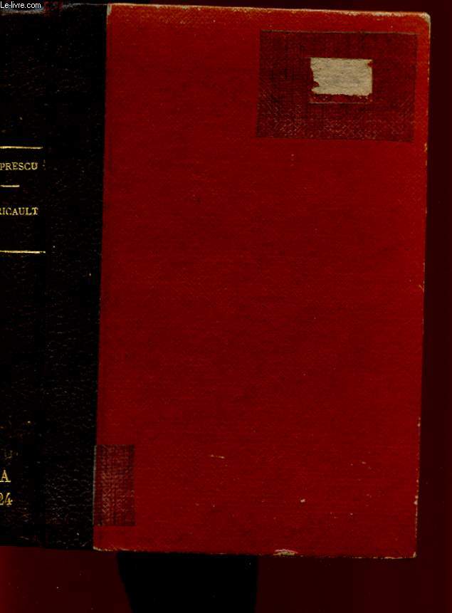 GERICAULT - collection  travers l'Art franais publie sous la direction de Georges HUISMAN.