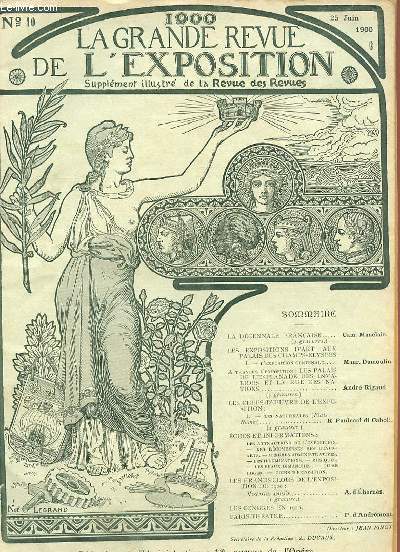 1900 LA GRANDE REVUE DE L'EXPOSITION - N 10 - 25 juin 1900.