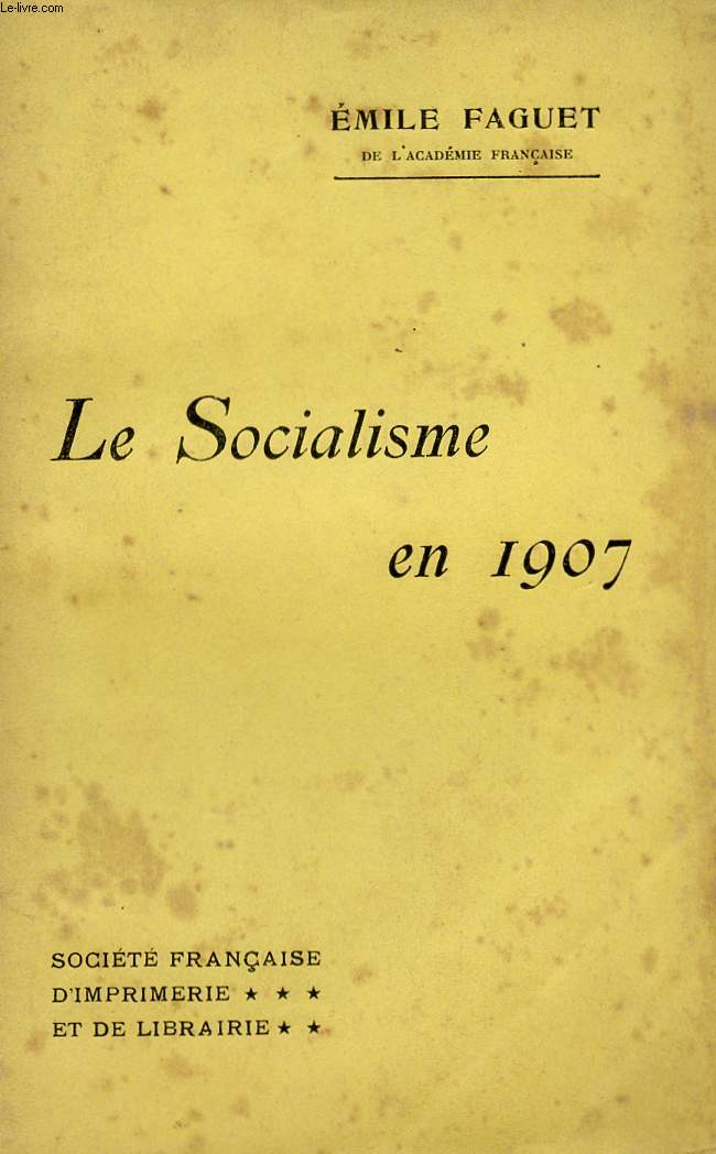 LE SOCIALISME EN 1907.
