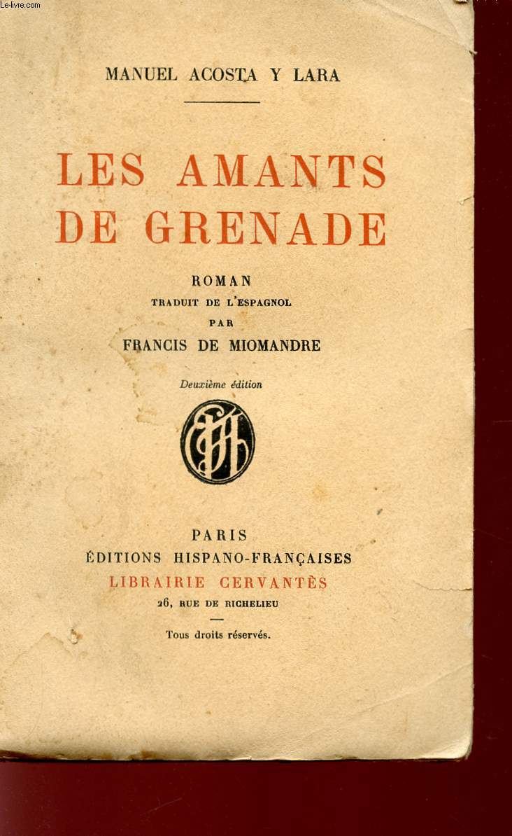 LES AMANTS DE GRENADE.