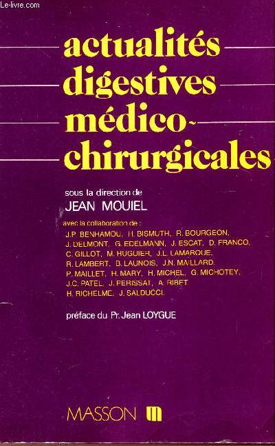 ACTUALITES DIGESTIVES MEDICO-CHIRURGICALES.