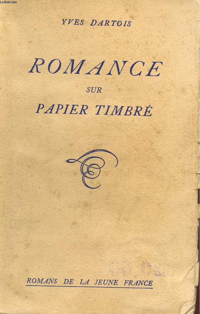 ROMANCE SUR PAPIER TIMBRE - COLLECTION 