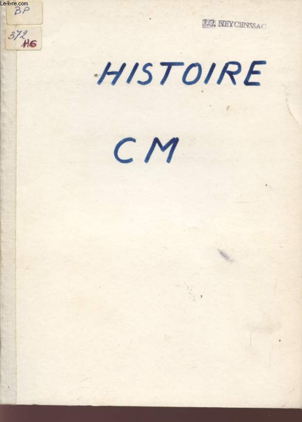 DISCIPLINES D'EVEIL - HISTOIRE - CLASSES DE CM.