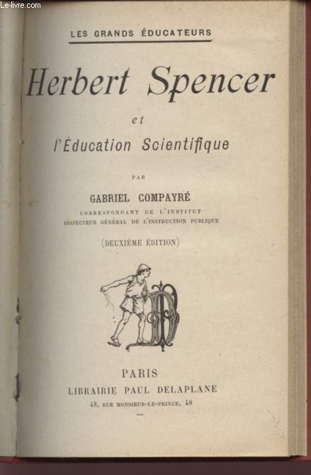 HERBERT SPENCER ET L'EDUCATION SCIENTIFIQUE - COLLECTION 