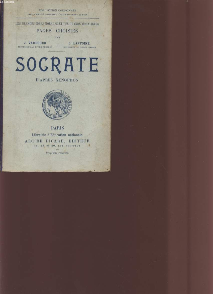 SOCRATE D'APRES XENOPHON / COLLECTION 