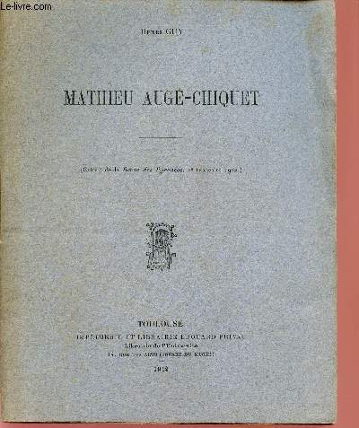 MATHIEU AUGE-CHIQUET.