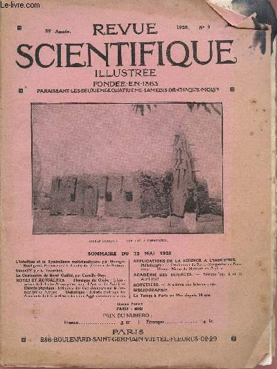 REVUE SCIENTIFIQUE / 66 ANNEE / N9 - 12 MAI 1928.