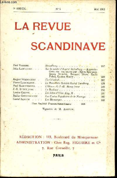LA REVUE SCANDINAVE / 3me ANNEE - N5 - MAI 1912.