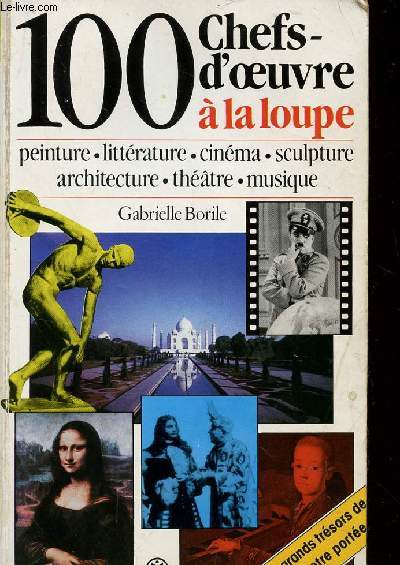 100 CHEFS D'OEUVRE A LALOUPE / PEINTURE - LITTERATURE - CINEMA - SCULTURE - ARCHITECTURE - THEATRE - MUSIQUE.