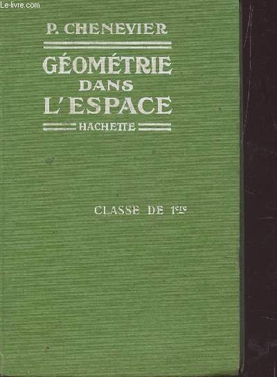 GEOMETRIE DANS L'ESPACE - CLASSE DE 1ere.
