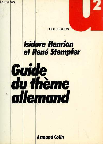 GUIDE DU THEME ALLEMAND / COLLECTION U2.