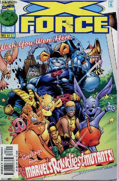 MARVEL COMICS -B X FORCE -/ MAY 1997 - N66 / GREETINGS FROM MARVEL'S ROWDIEST MUTANTS!.