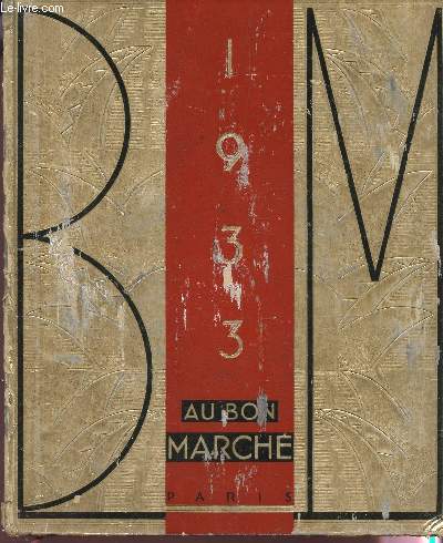 AGENDA AU BON MARCHE - ANNEE 1933.