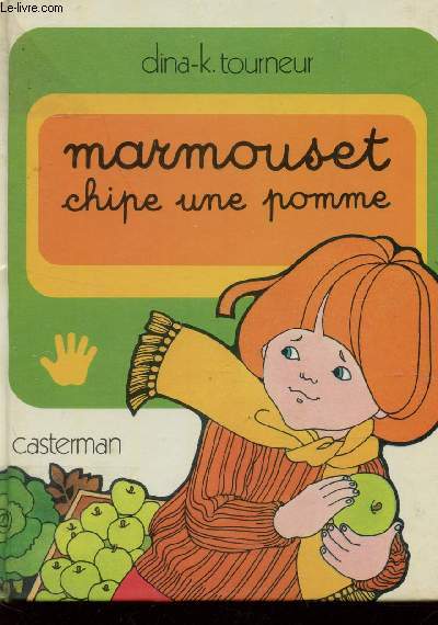 MARMOUSET CHIPE UNE POMME.
