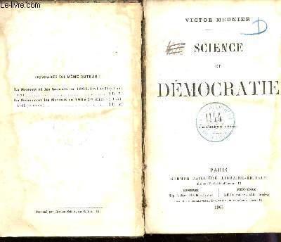 SCIENCE ET DEMOCRATIE.