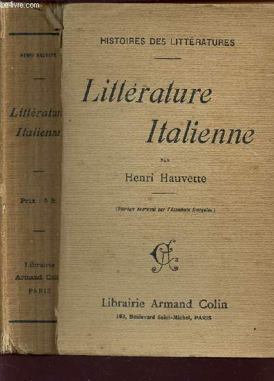 LITTERATURE ITALIENNE / COLLECTION 