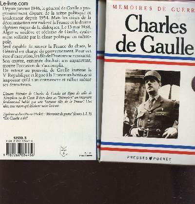 MEMOIRES D'ESPOIR CHARLES DE GAULLE / EN 4 VOLUMES / L'APPEL 1940-1942 + L'UNITE 1942-1944 + LE SALUT 1944-1946 + LE RENOUVEAU 1958-1962, L'EFFORT 1962.