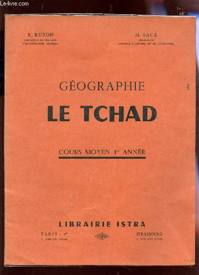 GEOGRAPHIE : LE TCHAD - COURS MOYEN 1ere ANNEE.