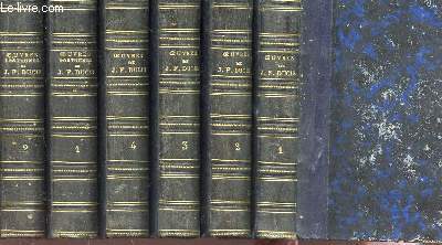OEUVRES DE J.F. DUCIS - EN 7 VOLUMES : TOMES 1 + 2 + 3 + 4 + 2 TOMES (1 + 2 ) DES OEUVRES POSTHUMES.