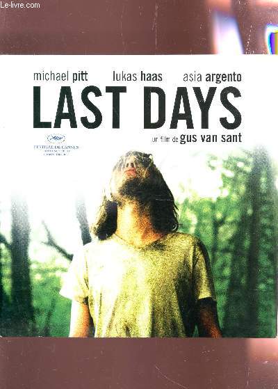 PLAQUETTE DE CINEMA : LAS DAYS - SORTI LE VENDREDI 13 MAI 2004 / UN FILM DE GUS VAN SANT.
