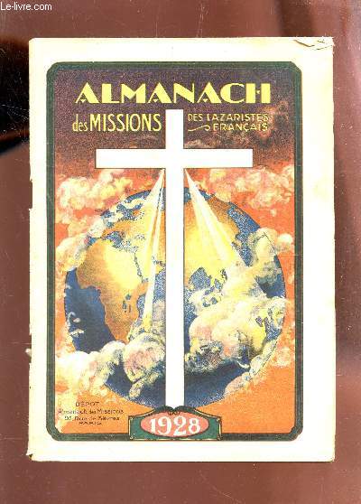 ALMANACH DES MISSIONS DES LAZARISTES FRANCAIS - ANNEE 1928.