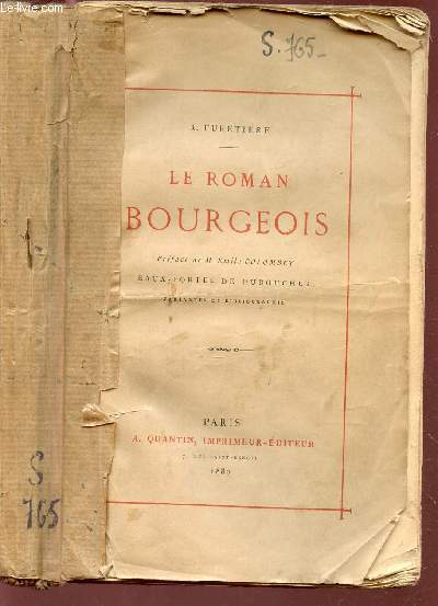 LE ROMAN BOURGEOIS  / COLLECTION PETITE BIBLIOTHEQUE DELUXE (7e VOLUME) - EAU-FORTE DE DUBOUCHET.
