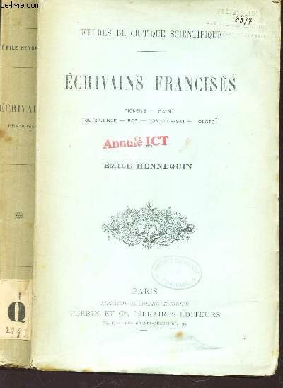 ECRIVAINS FRANCISES / 10e ET 9e (GARCONS) - 1eres ANNEES PRIMAIRES (FILLES) - CLASSES ENFANTINES.