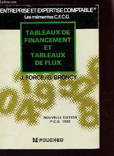 TABLEAUX DE FINANCEMENT ET TABLEAUX DE DLUX / COLLECTION 