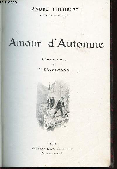 AMOUR D'AUTOMNE / N1 DE LA COLLECTION ROMANS.