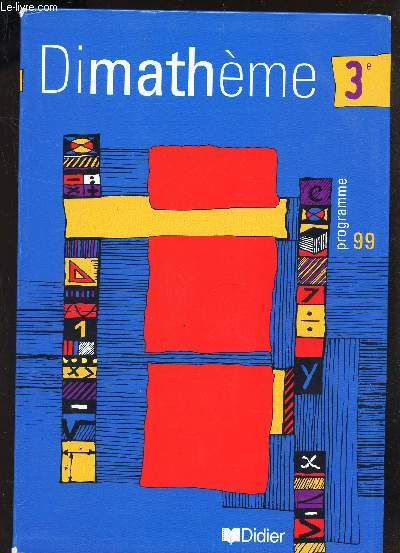 DIMATHEME - 3e / PROGRAMME 99