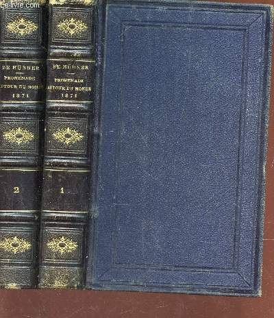 PROMENADE AUTOUR DU MONDE 1871 / EN 2 VOLUMES : TOME 1 + TOME 2 / 7e EDITION.