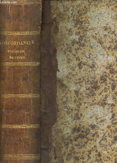 CONCORDANTIAE BIBLIORUM SACRORUM Vulgatae editionis ad recognitionem Jussu Sixti V. Pontif. Max